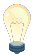 yellow lightbulb